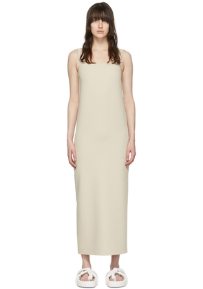 Arch The Beige Polyester Maxi Dress