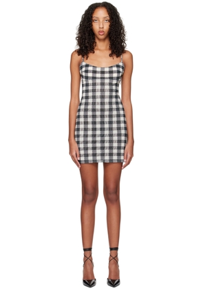 Miaou SSENSE Work Capsule – Black & Off-White Anya Minidress