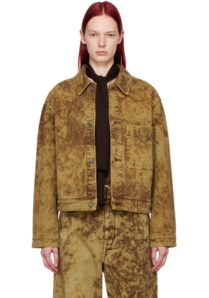 LEMAIRE Brown Boxy Denim Jacket
