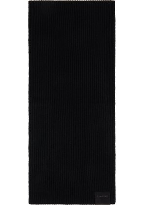TOM FORD Black Cashmere Scarf