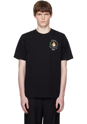 Casablanca Black 'Casa Way' Short-Sleeve T-shirt