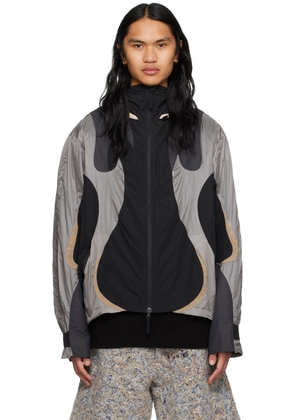 KUSIKOHC Black Paneled Jacket