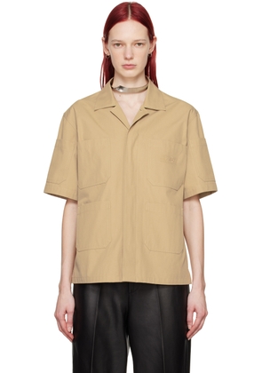 MM6 Maison Margiela Beige Patch Pocket Shirt