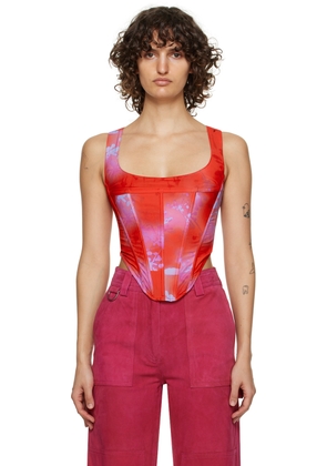 Miaou Red Campbell Corset