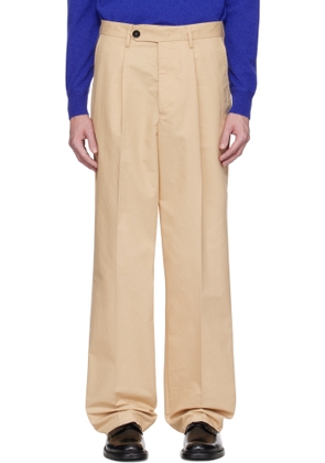 Bally Beige Canvas Trousers