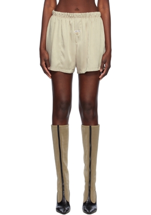 RECTO Beige Summer Night Shorts