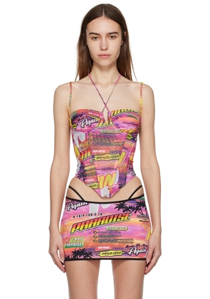 Miaou Pink Aphex Tank Top