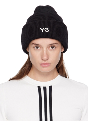 Y-3 Black Classic Knitted Beanie
