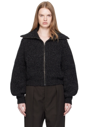 LEMAIRE Gray Zipped Cardigan