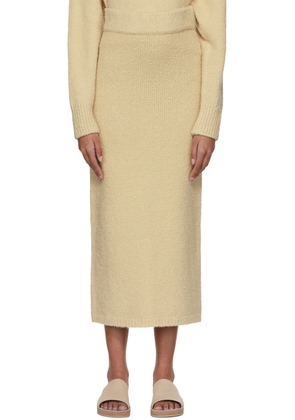 Missing You Already Beige Cotton Maxi Skirt