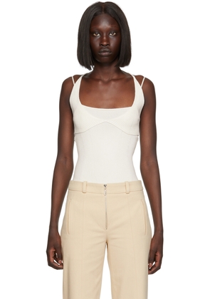 Anna October White Brigitte Bodysuit