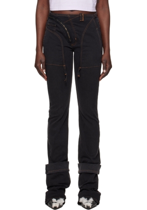 Ottolinger Gray Open Back Jeans