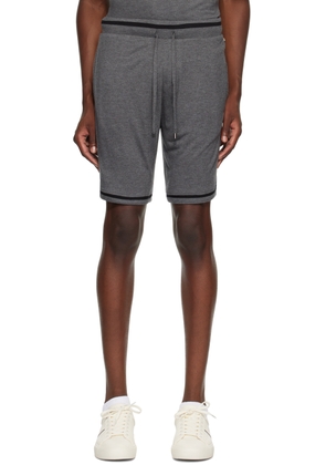 BOSS Gray Drawstring Shorts