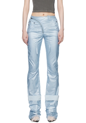 Ottolinger Blue Coated Open Back Trousers