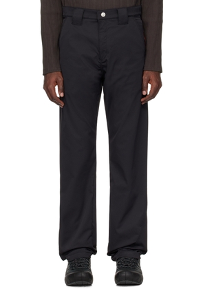 AFFXWRKS Black Curved Trousers