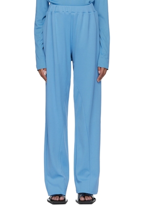 Bianca Saunders Blue Nylon Lounge Pants
