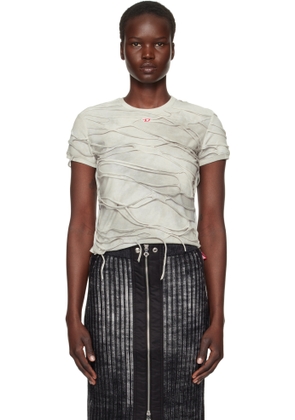 Diesel Black T-Uncutie-Long-P1 T-Shirt