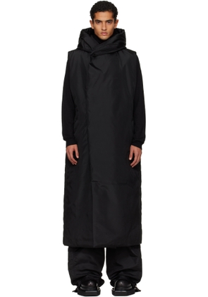 Rick Owens DRKSHDW Black Concordians Hooded Vest