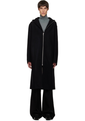Rick Owens Black Concordians Mac Coat