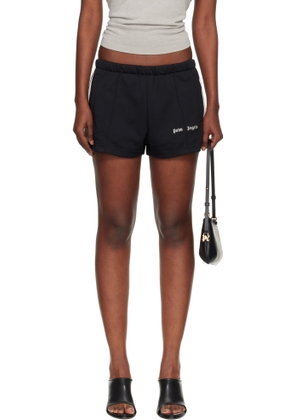 Palm Angels Black Classic Logo Track Shorts