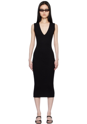 FLORE FLORE Black Dewi Midi Dress