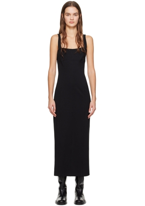 Helmut Lang Black Cutout Maxi Dress