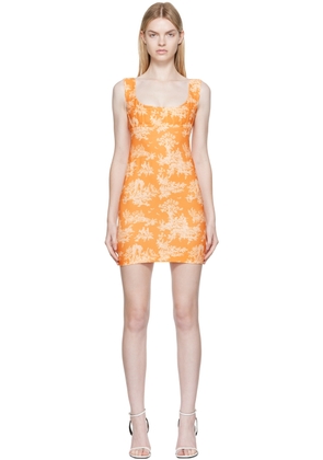 Miaou Orange Vivi Minidress