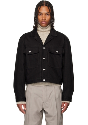 LEMAIRE Black Denim Trucker Jacket