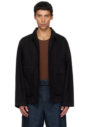 LEMAIRE Black Boxy Denim Jacket