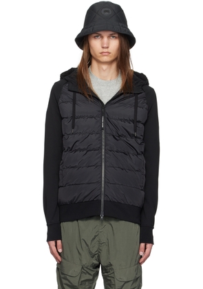 Canada Goose Black Hybridge Huron Zip Down Jacket
