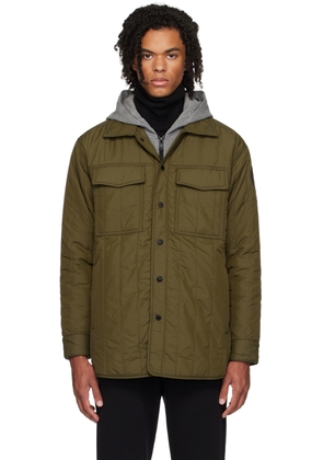 Canada Goose Khaki 'Black Label' Carlyle Quilted Jacket