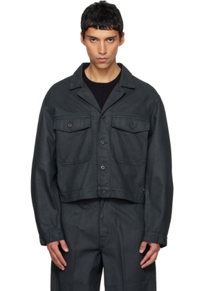 LEMAIRE Black Trucker Denim Jacket