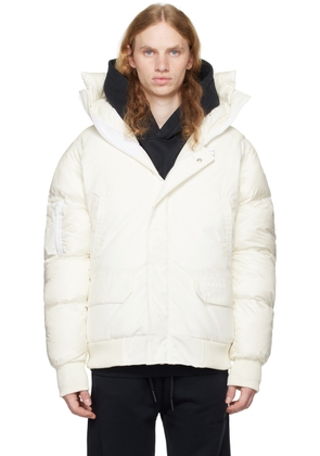 Canada Goose White 'Paradigm' Chilliwack Bomber Down Jacket