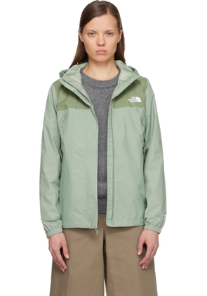 The North Face Green Antora Rain Jacket