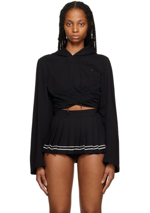 Pushbutton Black Boning Hoodie