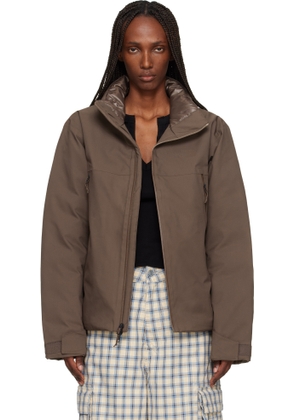 The North Face Brown Mountain Range Down Jacket