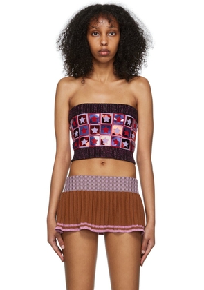 ANDREJ GRONAU SSENSE Exclusive Red Merino Wool Camisole