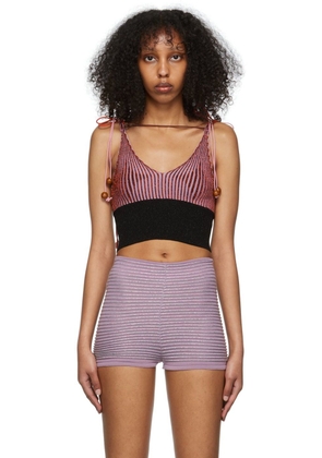 ANDREJ GRONAU SSENSE Exclusive Pink Bra