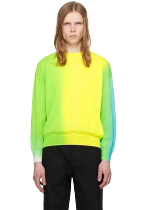 ZANKOV Yellow & Green Gradient Sweater
