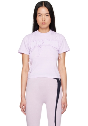Ottolinger Purple Distressed Otto Fitted T-shirt