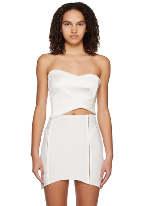 Anna October White Oriane Corset