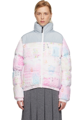 Sandy Liang Pink Jeffey Puffer Jacket