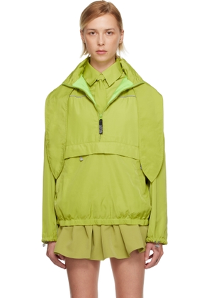 Sandy Liang Green Siena Pullover Anorak