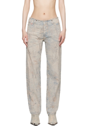 Diesel Blue 1988 D-Ark 007y5 Regular Jeans