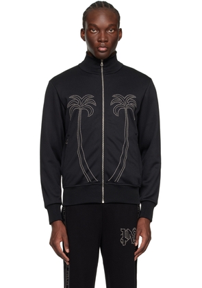 Palm Angels Black Milano Stud Track Jacket