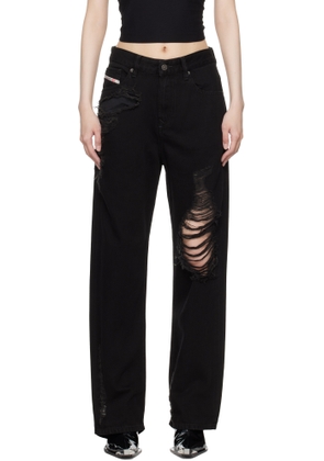 Diesel Black 1999 D-Reggy 09k35 Regular Jeans