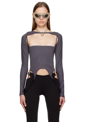 Miaou Gray Phoenix T-Shirt