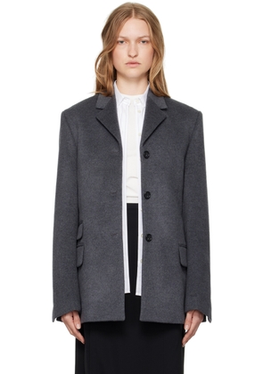 TOTEME Gray Straight Blazer