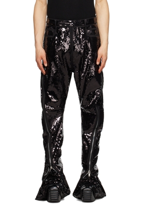 Rick Owens Black Bolan Banana Trousers