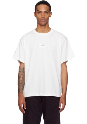 MM6 Maison Margiela White Cotton T-shirt